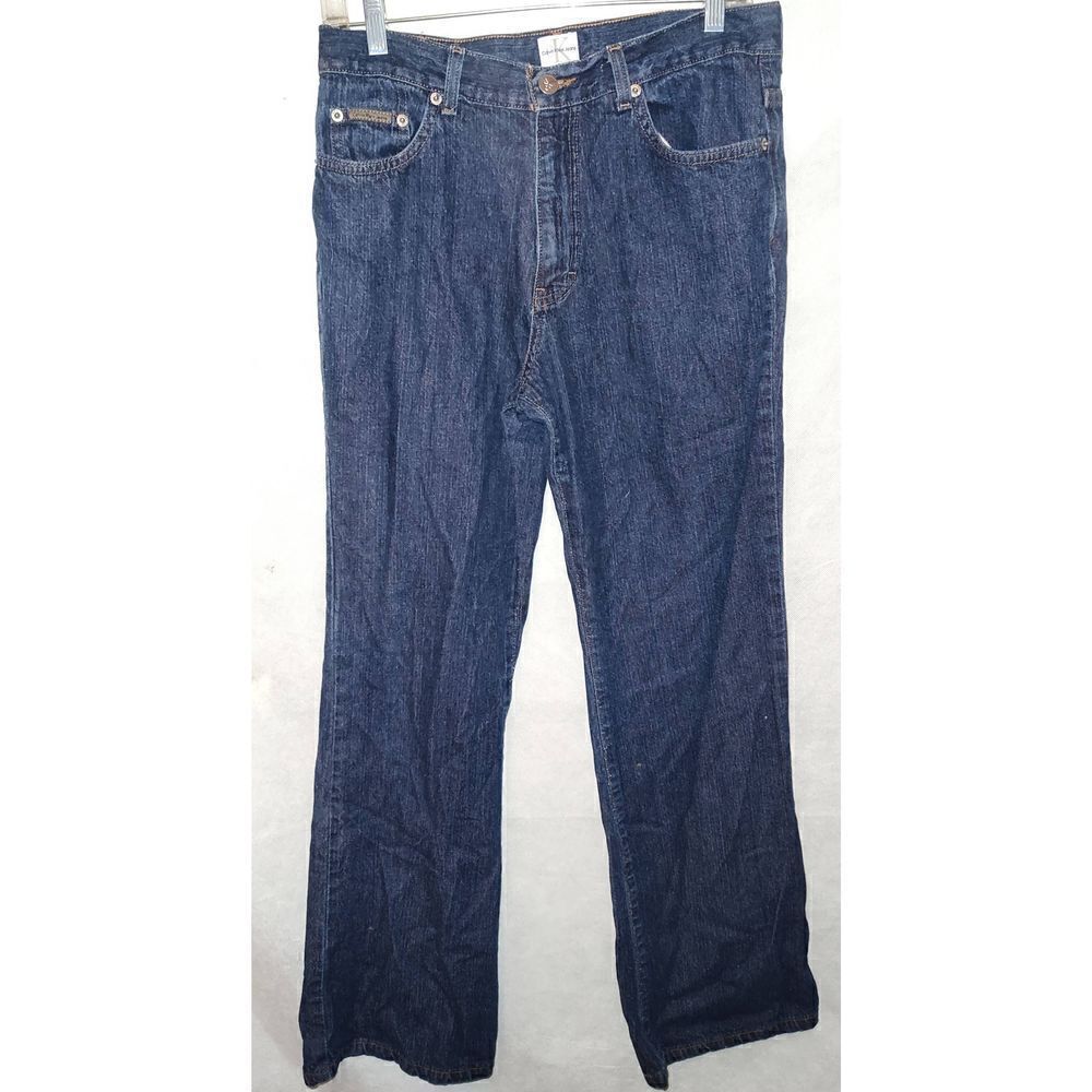 Calvin Klein Flare Jeans Women’s Size 9 Rinse Wash Denim 100% cotton. Please see